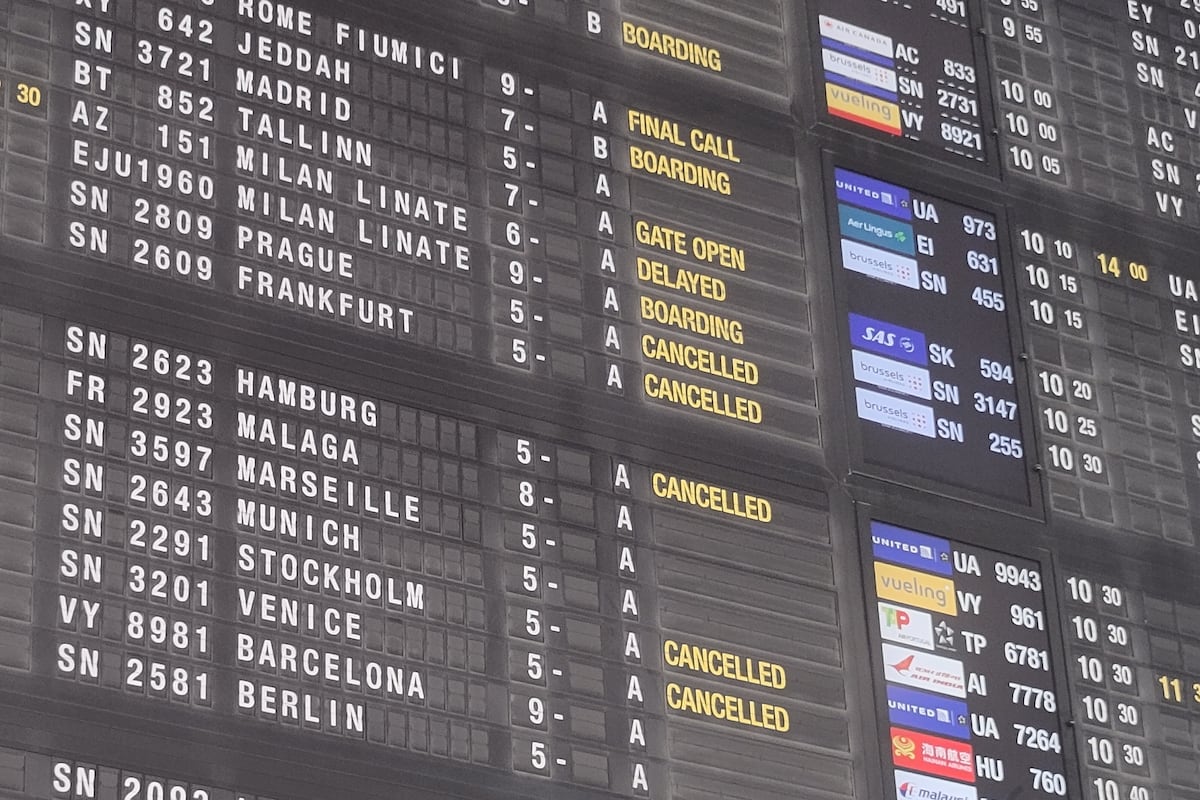 Brussels Airport Cancels All Departures on November 26 Due to Strike