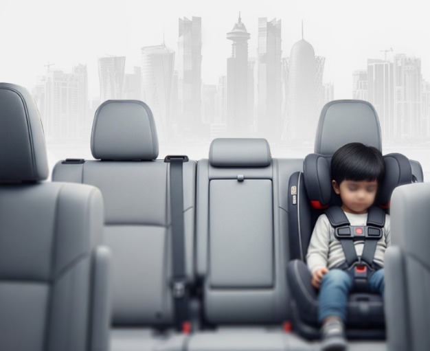 Qatar MOI Issues Safety Alert on Child Car Seats and Front-Seat Risks